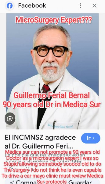 guillermo feria bernal medica sur